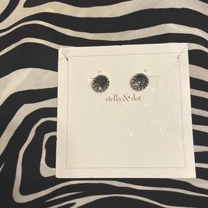 Black Rhinestone earrings